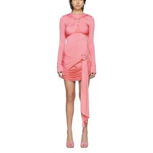 The Attico Fuchsia Long Sleeve Dress